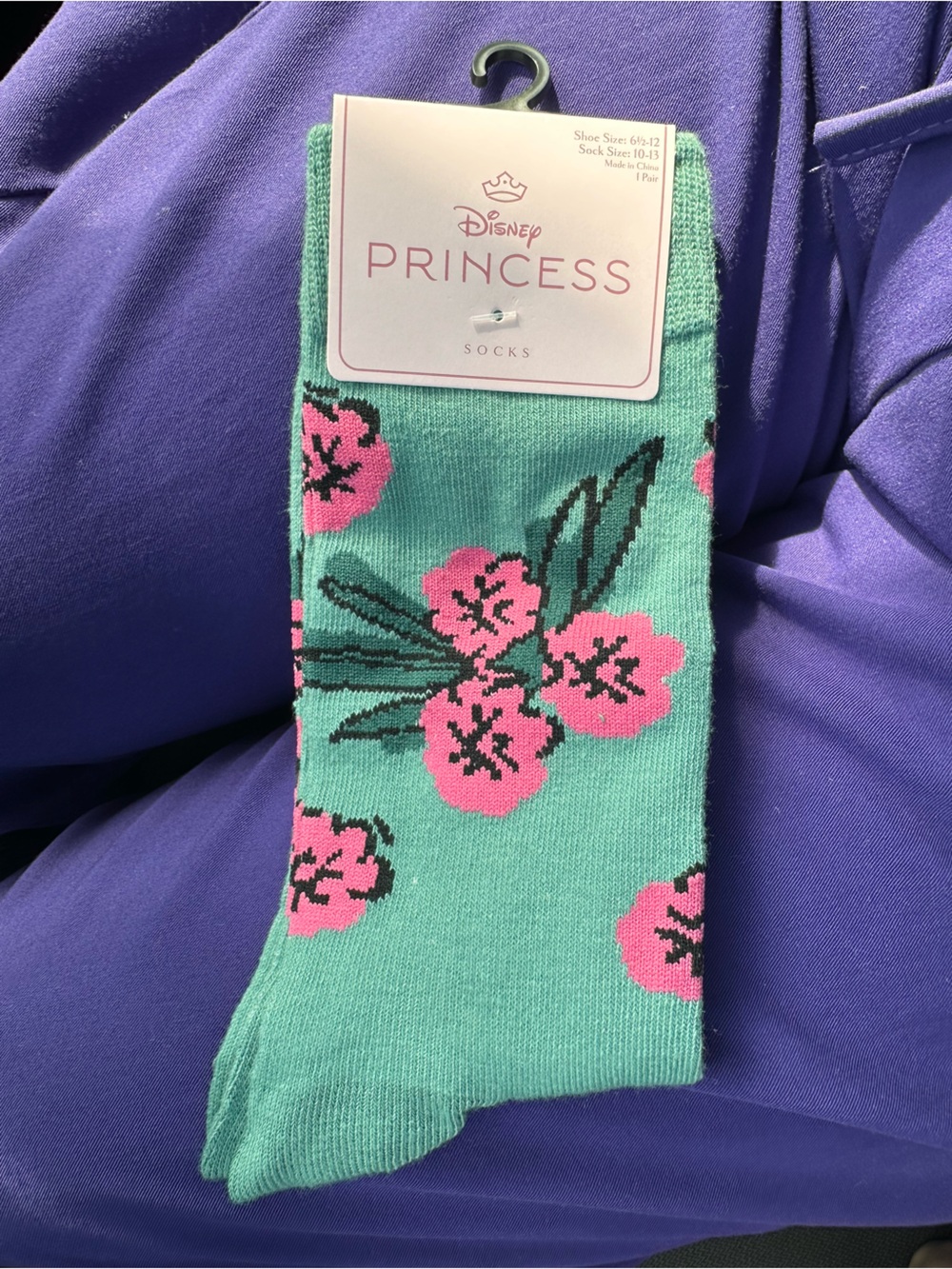 New Disney Princess Crew Socks Trio - Cinderella, Tiana & Snow White - Picture 11 of 11